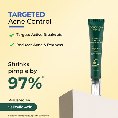 Acne Relief Routine | HOCL Spray, Acne Spot Corrector & Mineral Sunscreen | Flat 50