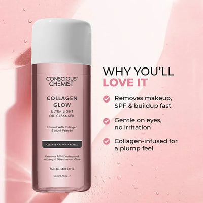 Collagen Glow Ultra-Light Oil Cleanser | Super saver sale