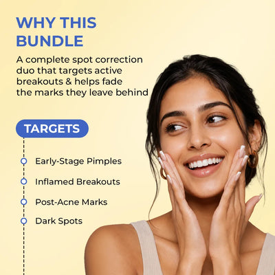 Spot Correction Duo | Microneedle Dark Spot Patch & Acne Patch | flat 50