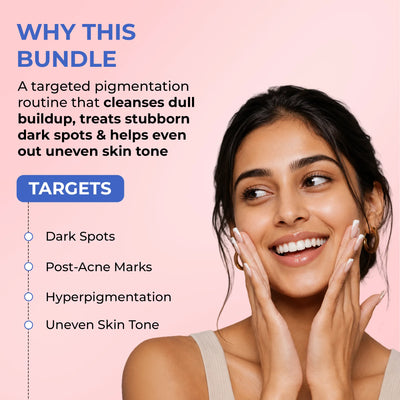 Dark Spot Correction Trio | Face Wash, Patch & Cream | flat 50