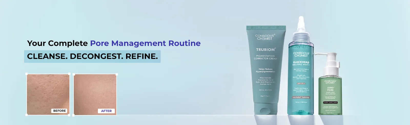Pore management