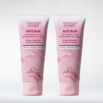 Azicalm Redness & Inflammation Relief Cream (Pack Of 2) |  10% Azelaic Acid  | Super Saver Sale