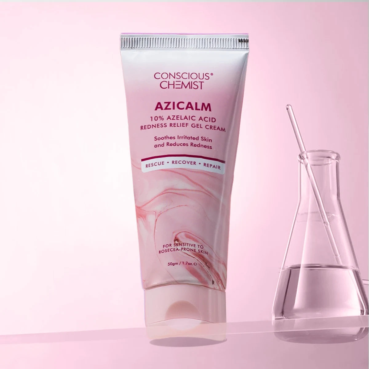 Azicalm Redness & Inflammation Relief Cream |  10% Azelaic Acid | 50 gms | Flash Sale