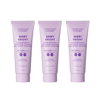 Berry Bright Sunscreen | SPF50 PA ++++ | 50 Gm