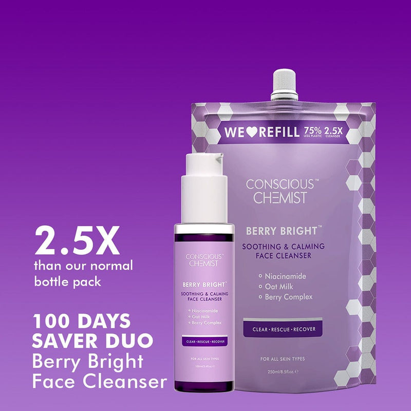 Pore Refining Face Wash & Refill Pack ( 100 Days Of Cleansing )