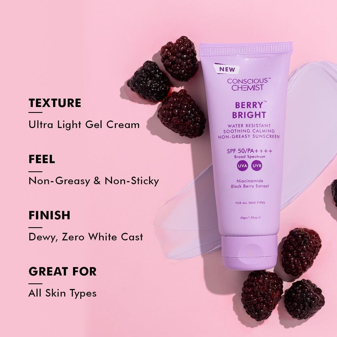 Azicalm & Berry Bright Sunscreen