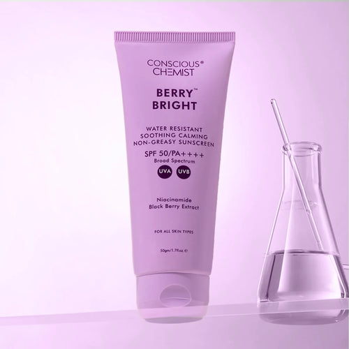 Berry Bright Sunscreen | SPF50 PA ++++ | 50 Gm | Flash Sale