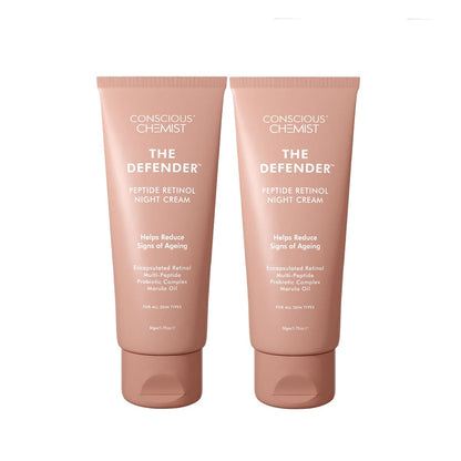 Pack Of Two Defender Cream | Multi-Peptide Retinol Night Anti Aging Cream