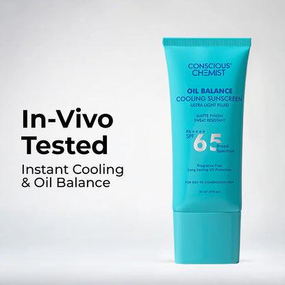 Cooling Fluid Sunscreen | SPF 65 PA++++ | 8 Hour Oil Control | Super Sale