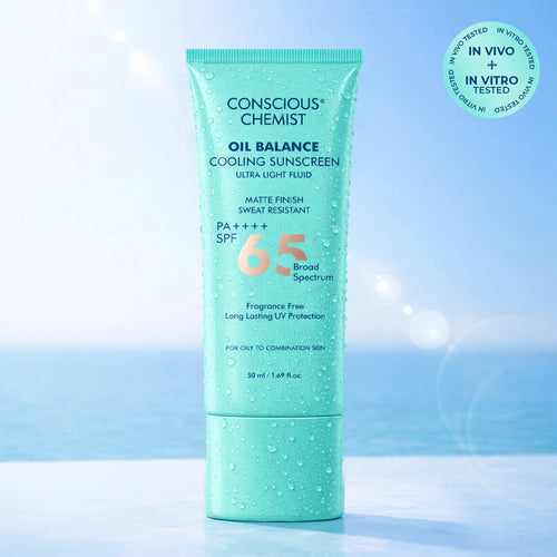 Cooling Fluid Sunscreen | SPF 65 PA++++ | 8 Hour Oil Control | SS
