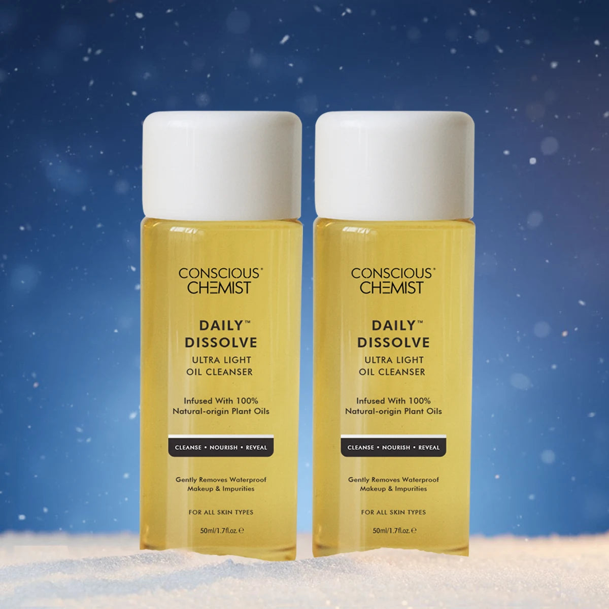 Daily Dissolve Oil Cleanser Mini | Makeup Remover | 2 x 50 ML