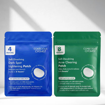 Spot Correction Duo | Microneedle Dark Spot Patch & Acne Patch