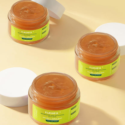 Exfoliating & De-Tan Face Mask | AHA, BHA & Saffron Petal | 50 ml