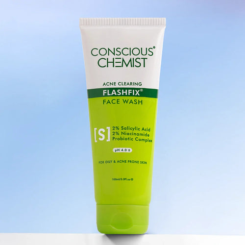 Oil Control & Acne Clearing Exfoliating Face Wash | AHA, BHA & CICA Extract | 100 ml | Flash Sale