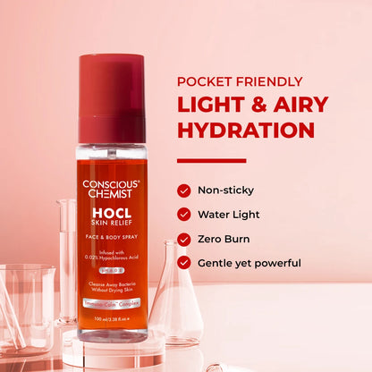 HOCL Skin Relief Spray | Redness Relief Formula | 100 ml