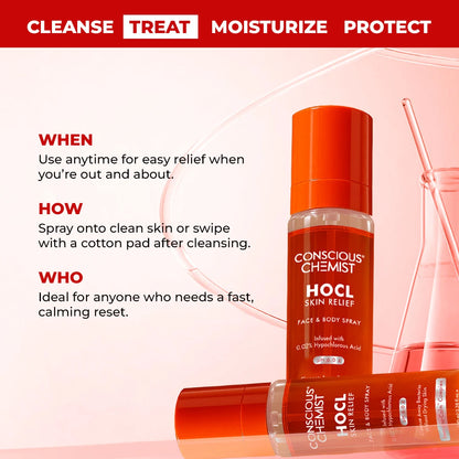 HOCL Skin Relief Spray | Redness Relief Formula | 100 ml