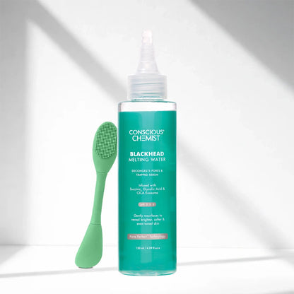Blackhead Removal Duo | Blackhead Melting Water - 130 ml & Silicone Brush