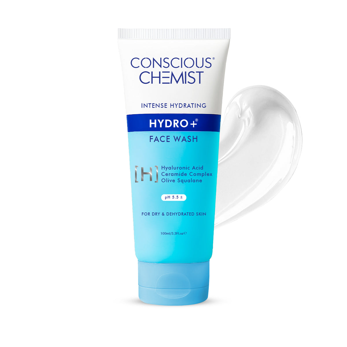 Hydrating Face Wash For Dry Skin | Hyaluronic Acid & Ceramides | 100 ml