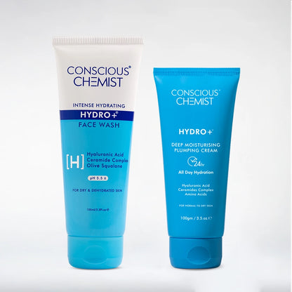 Hydration & Barrier Duo | Hydro+ Face Wash & Moisturizer | Combo
