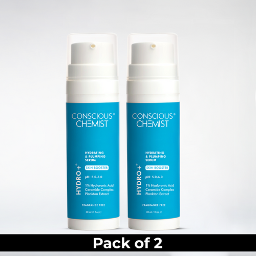 Hydro+ Hydrating Serum | 1% Multi-Molecular Hyaluronic Acid | Pack Of 2 | 2 x 30 ml | Special Deal