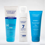 Dry Skin Hydration Trio | Hydrating Face Wash, Toner and Moisturizer | Combo