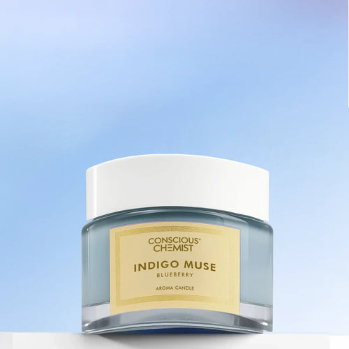 Indigo Muse | Premium Aroma Jar Candle | Flash Sale