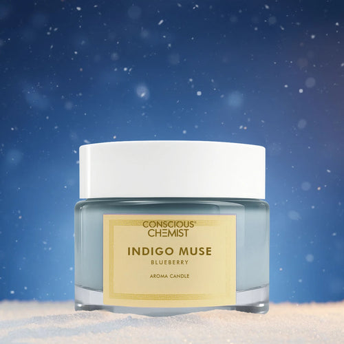 Indigo Muse | Premium Aroma Jar Candle | Flash Sale