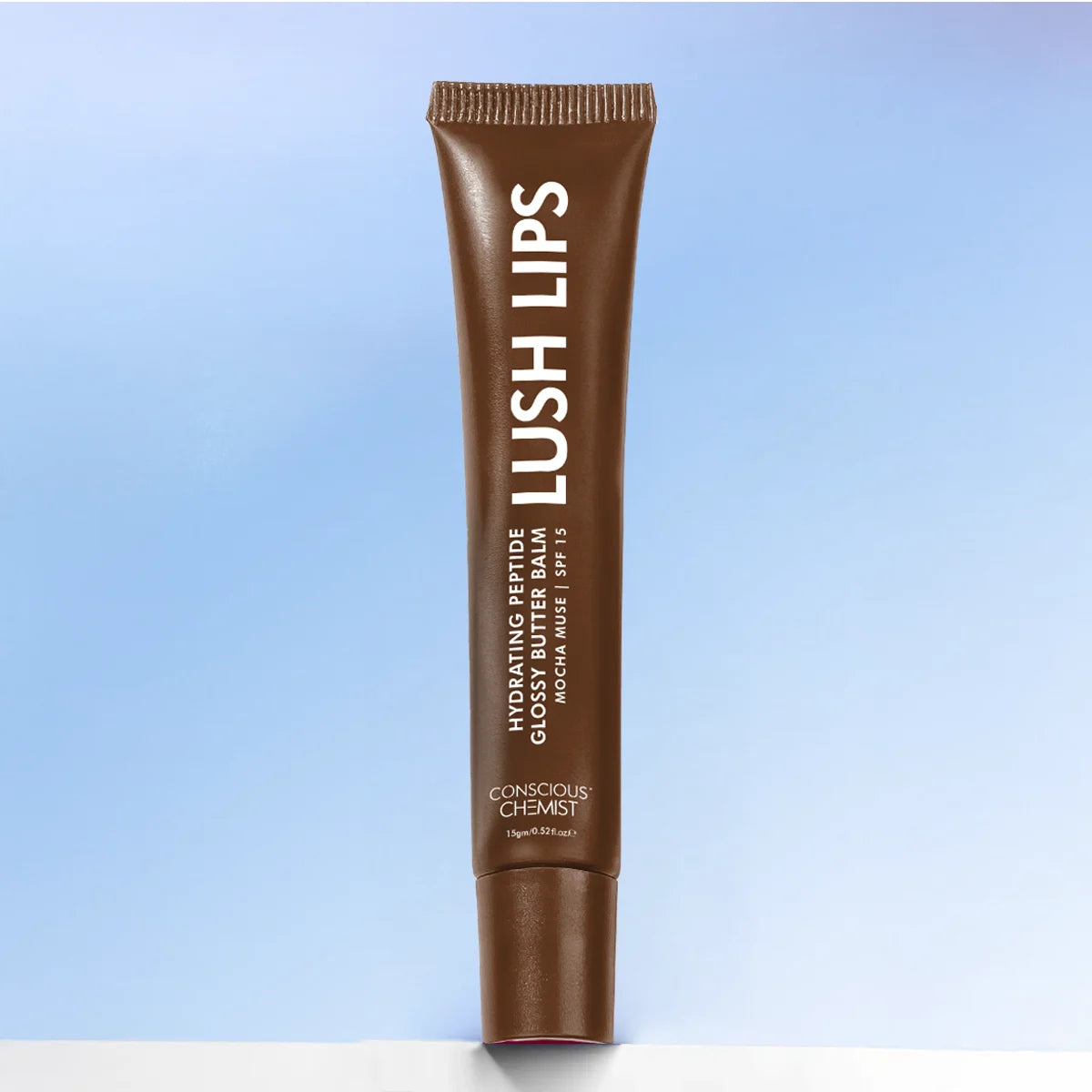 Glossy Peptide Lip Balm | Mocha Muse | Hydrates & Plumps | Lush Lips - 15 Gms