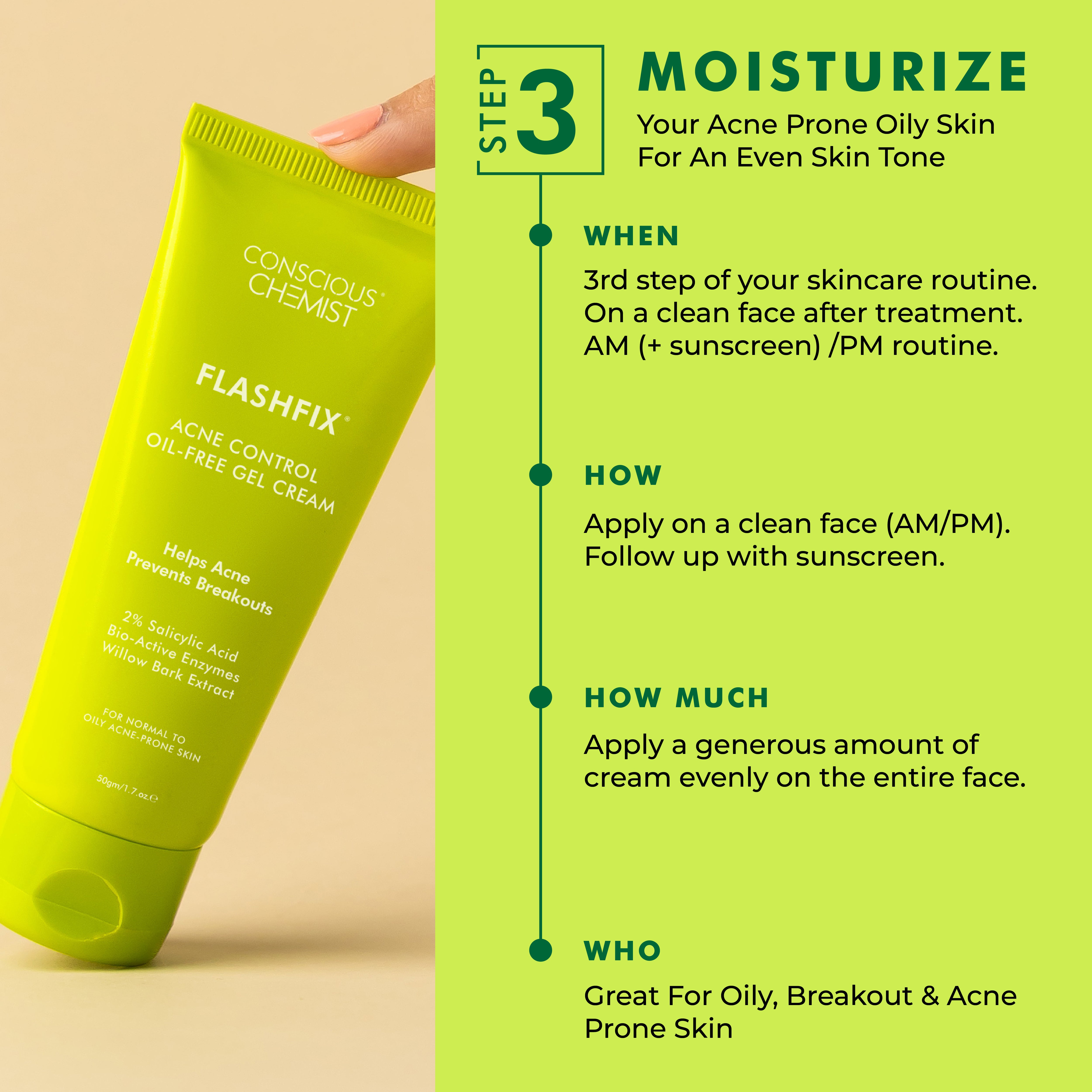 Anti Acne Routine with Salicylic Acid