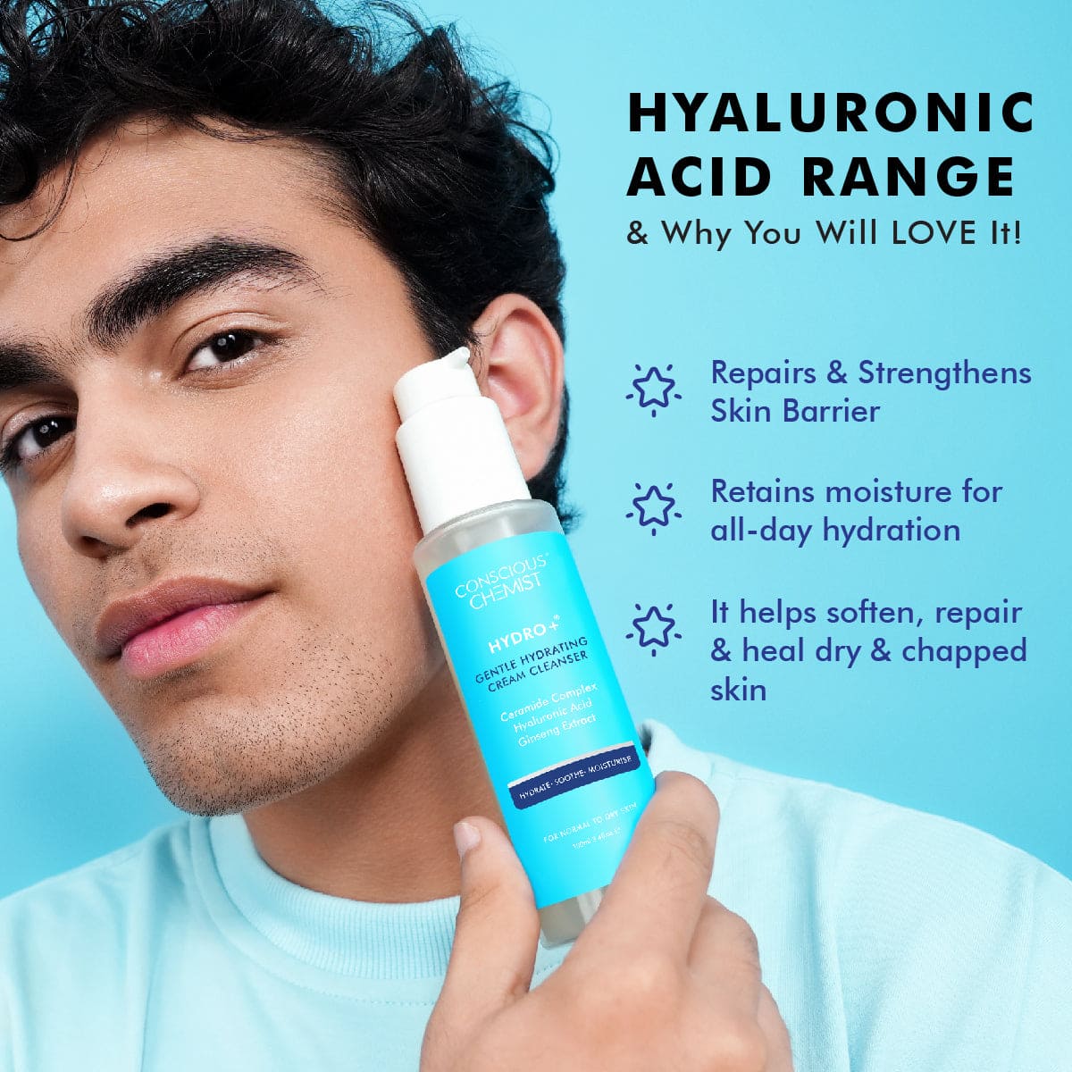 Hyaluronic Acid Daily Skincare Routine Kit For Normal To Dry Skin