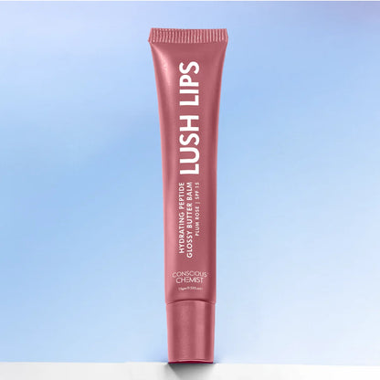 Glossy Peptide Lip Balm | Mocha Muse | Hydrates & Plumps | Lush Lips - 15 Gms