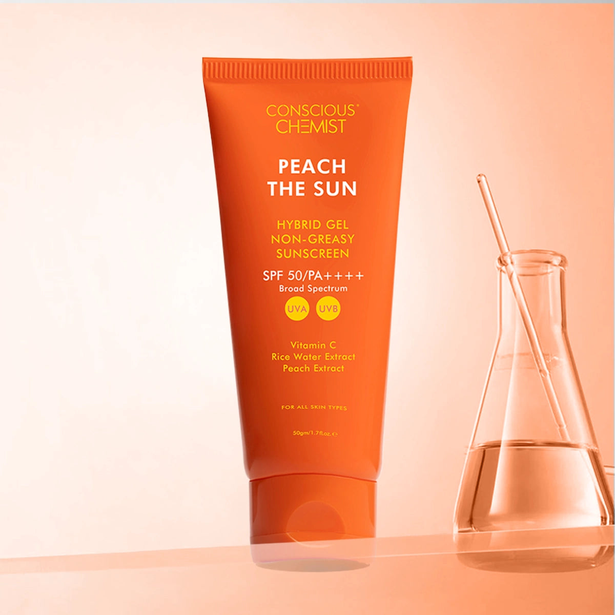 Peach The Sun | SPF 50 PA++++ | 50 gms | Flash Sale