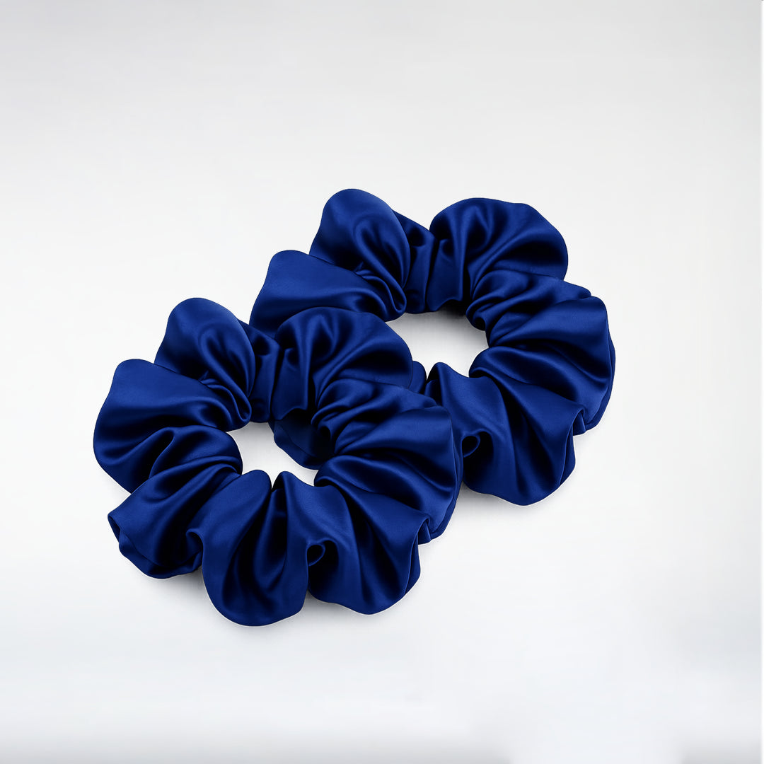 Satin Scrunchie x2 | Gentle, Breakage-Free Hold | Free Gift