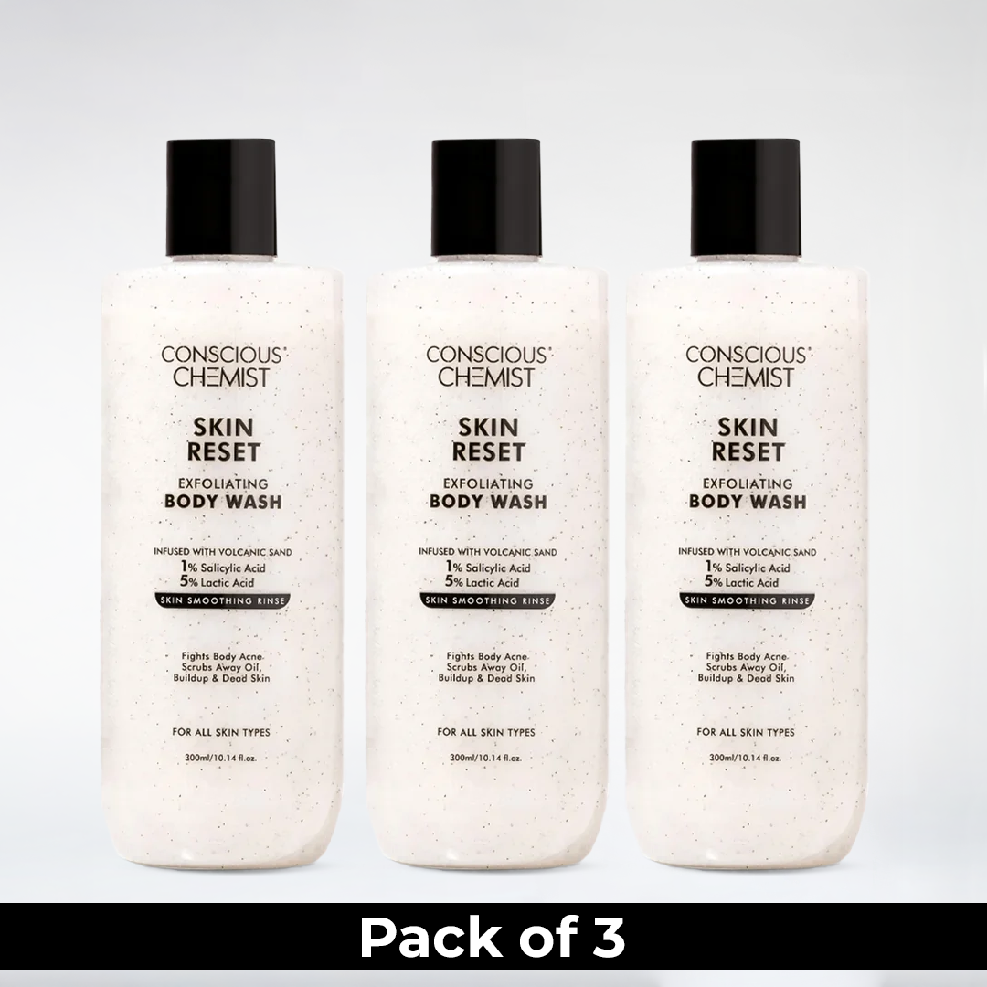 Skin Reset Exfoliating Bodywash | Pack Of 3 | 3 x 300 ml | Special Deal