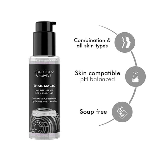 Snail Mucin Cleanser | Hydration & Barrier Repair | 100 ml | Flash Sale