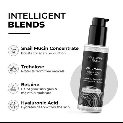 Snail Mucin Cleanser | Hydration & Barrier Repair | 100 ml