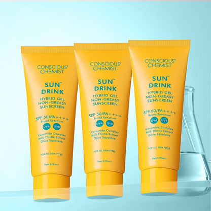 Sun Drink Sunscreen Mini | Pack Of Three | 3 x 20 Gms | Special Deal