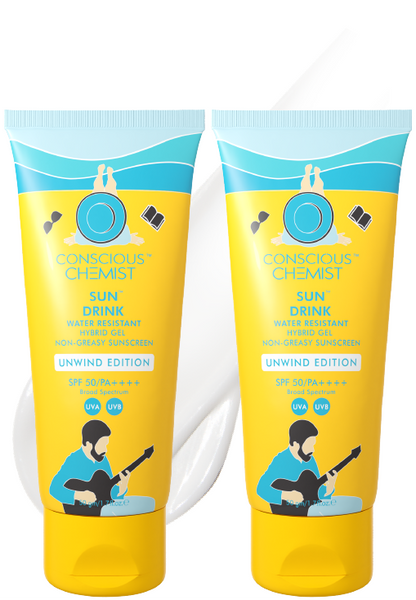 Sun Drink Unwind Edition Ceramide Sunscreen | SPF 50 PA++++ | 50 gms