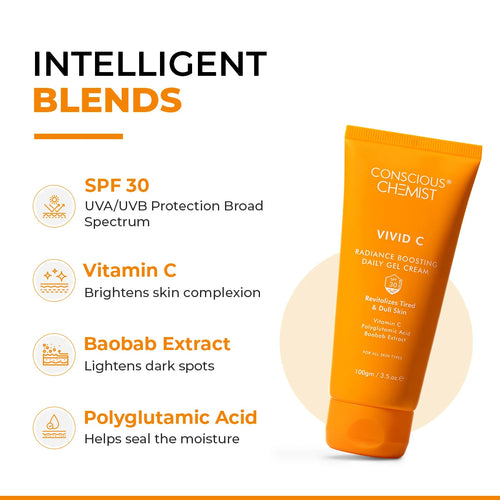Vivid C Multi-Vitamin Moisturiser | SPF30 PA++ | 100 gms | Flash Sale