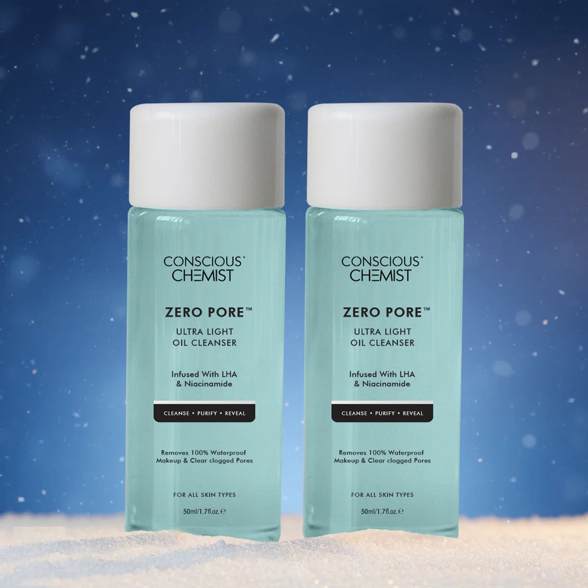 Zero Pore Ultra Light Cleanser | 2 x 50 ml | AF