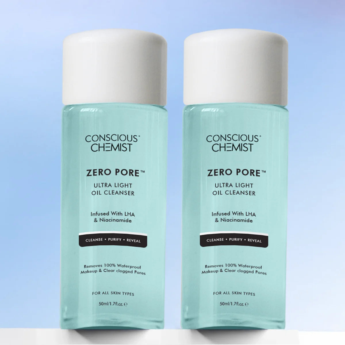 Zero Pore Ultra Light Cleanser | 2 x 50 ml