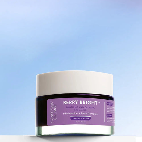 Berry Bright Niacinamide Face Mask | 50 gms | Flash Sale