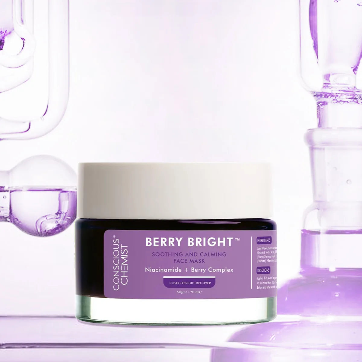 Berry Bright Niacinamide Face Mask | 50 gms