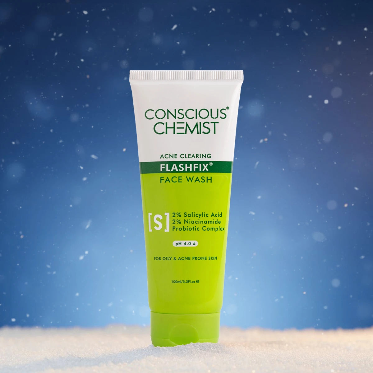 Oil Control & Acne Clearing Exfoliating Face Wash | AHA, BHA & CICA Extract | 100 ml | Flash Sale