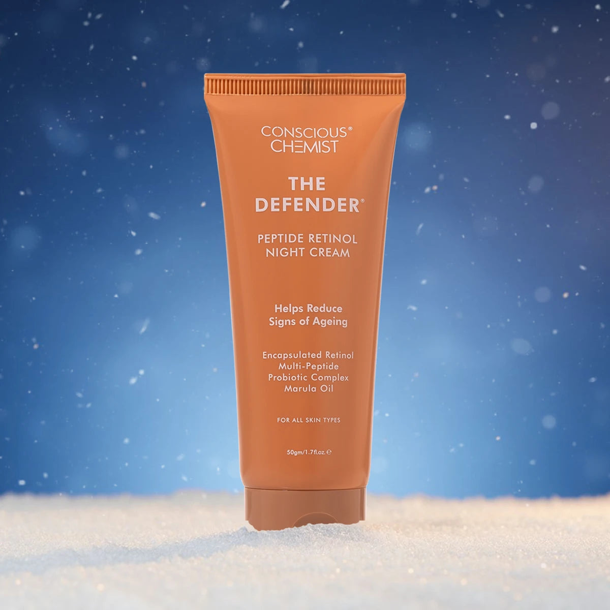 Defender Multi Peptide Retinol Night Anti Ageing Cream | 50 gms | Flash Sale