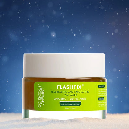 Flashfix Exfoliating & De-Tan Face Mask | 50 ml