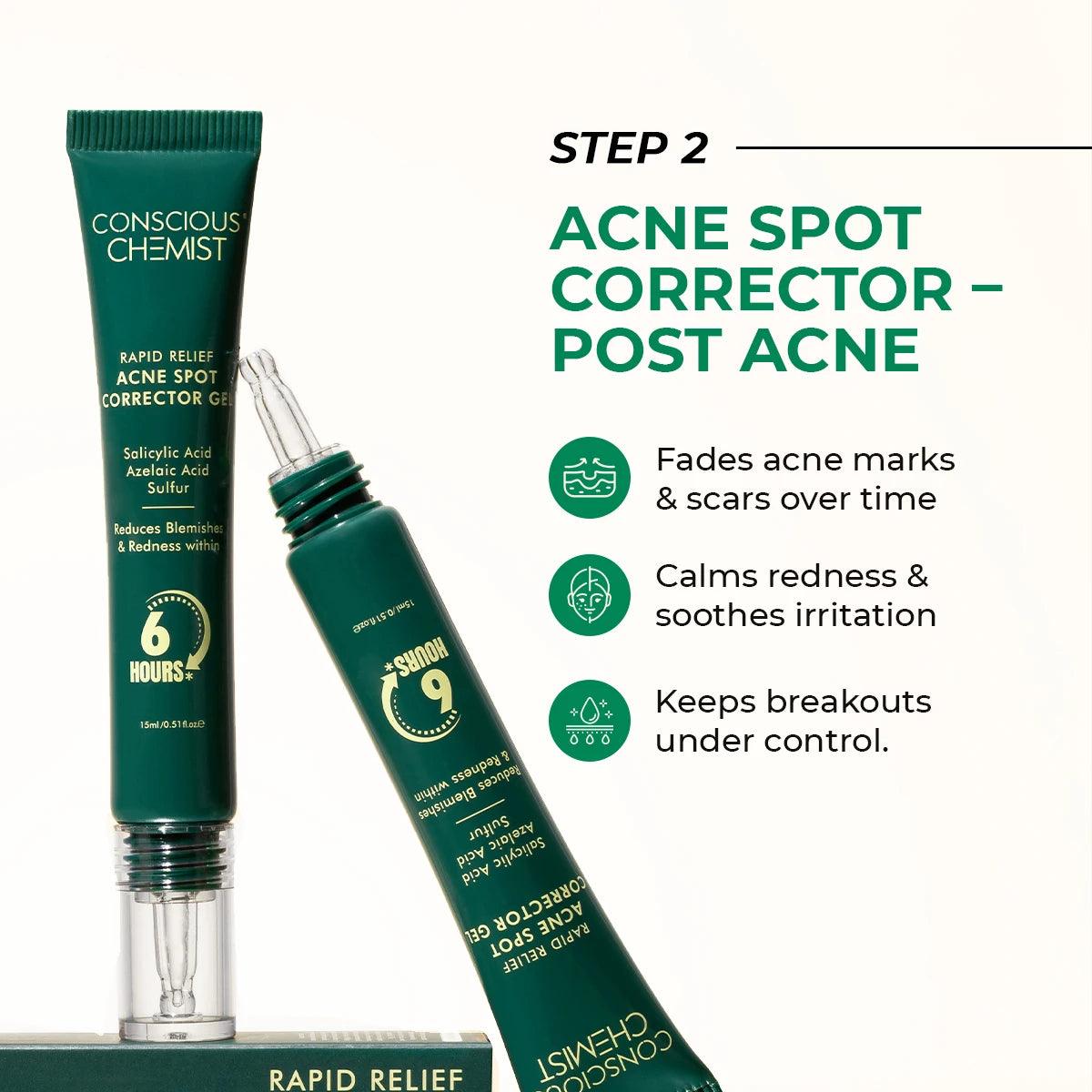 Acne Care Duo | Spot Corrector Gel + Microneedle Patches for Fast Healing & Scar-Free Skin