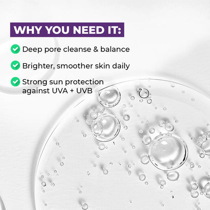 Pore Care & Brightening Daily Regime