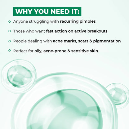 Acne Care Duo | Spot Corrector Gel + Microneedle Patches for Fast Healing & Scar-Free Skin