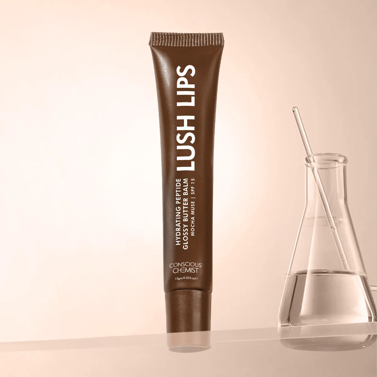 Glossy Peptide Lip Balm | Mocha Muse | Hydrates & Plumps | 15 gms